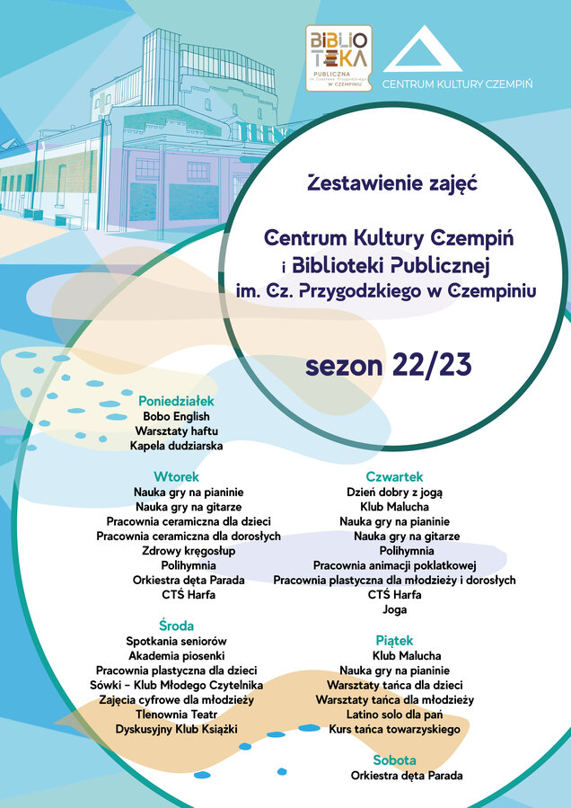 Zestawienie zajęć w Tlenowni