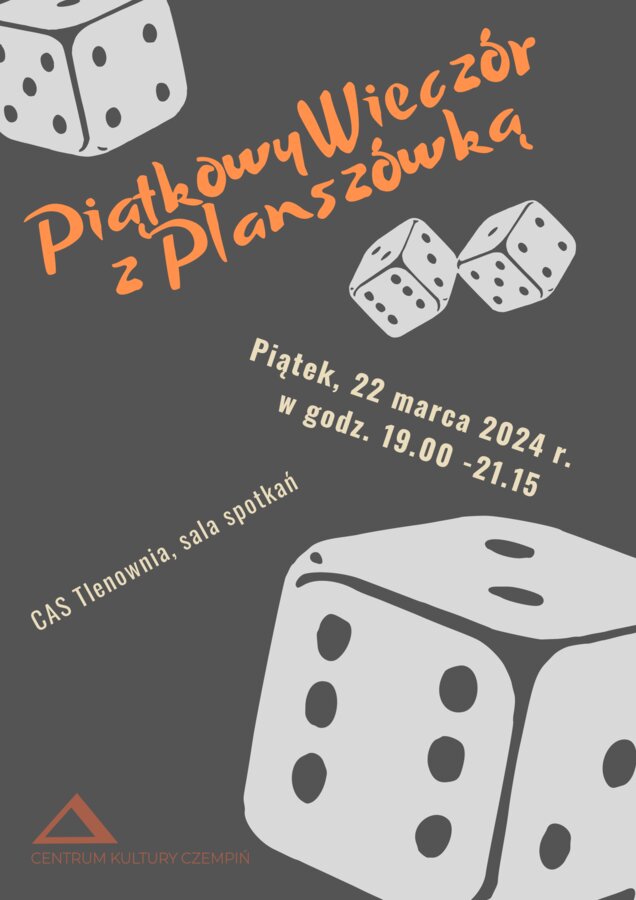 Piątkowy wieczór z planszówkami