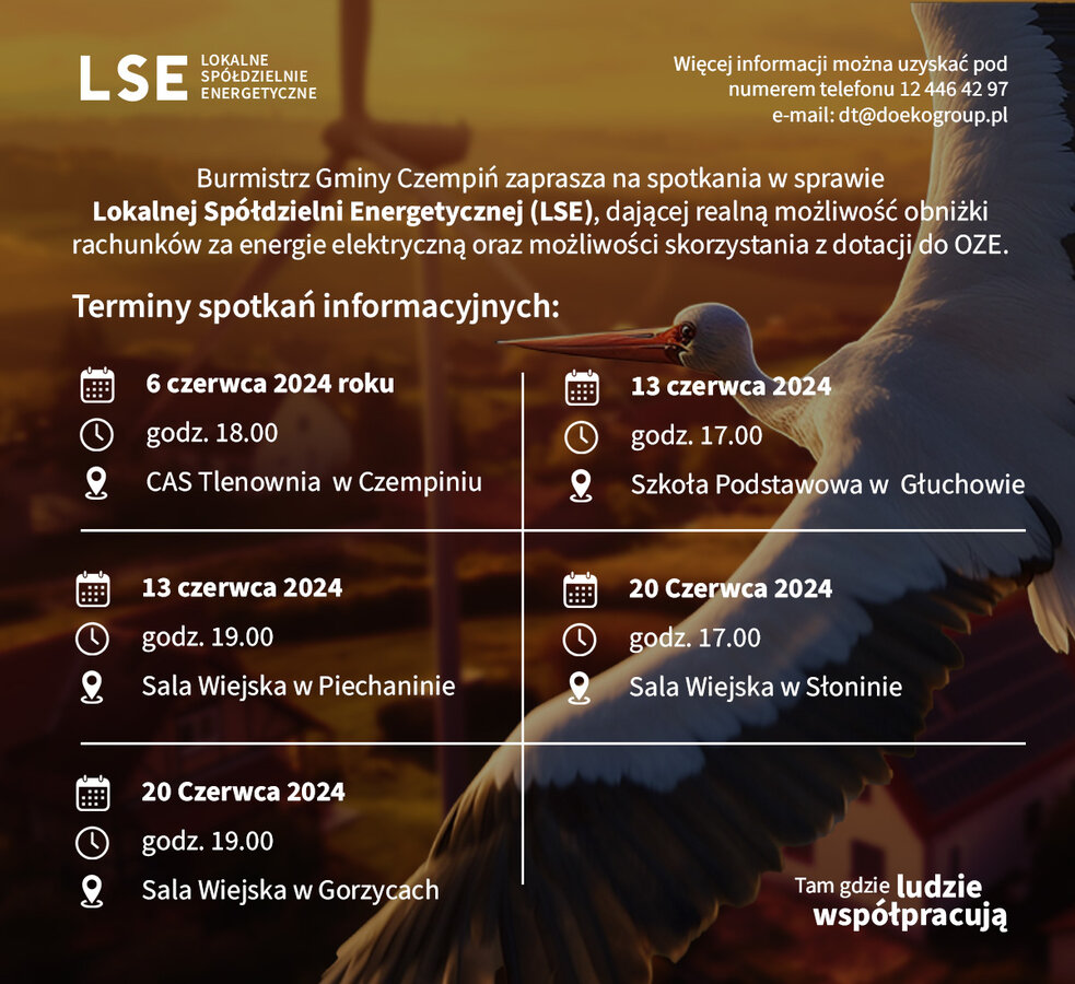 Spółdzielnia energetyczna - spotkanie informacyjne