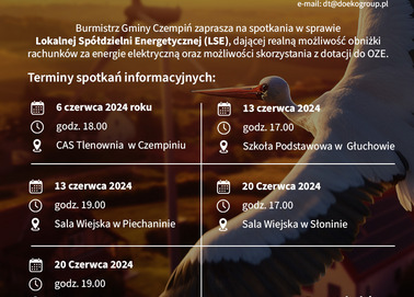 Spółdzielnia energetyczna - spotkanie informacyjne