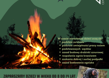 Lato z Centrum Kultury Czempiń - warsztaty survivalowe
