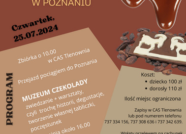 Lato z Centrum Kultury Czempiń - wycieczka do Muzeum Czekolady