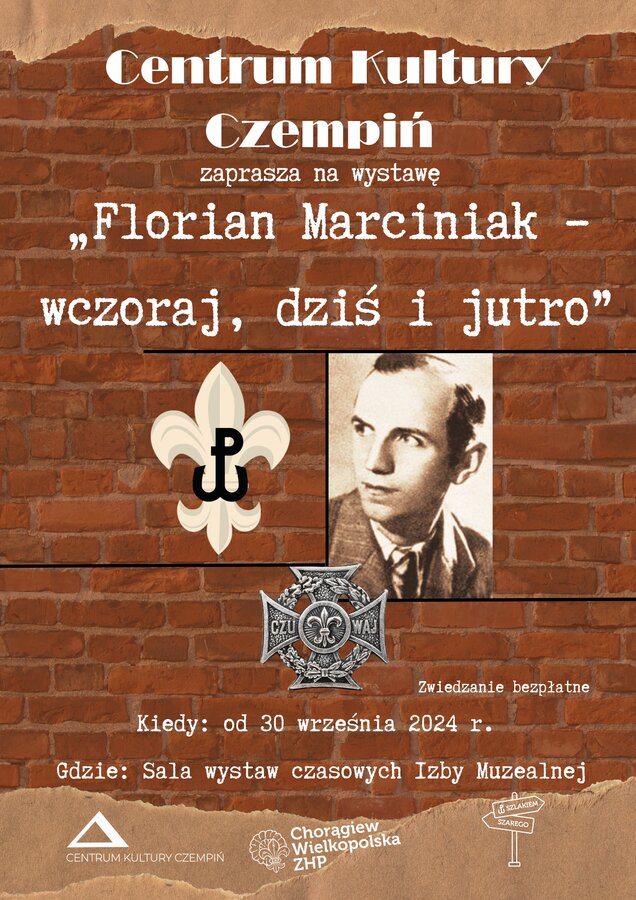 Zaproszenie na wystawę Florian Marciniak - wczoraj, dziś i jutro