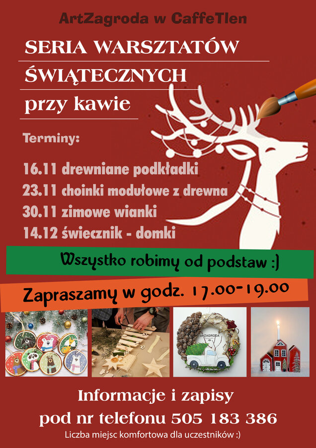 Warsztaty świąteczne w Caffe Tlen