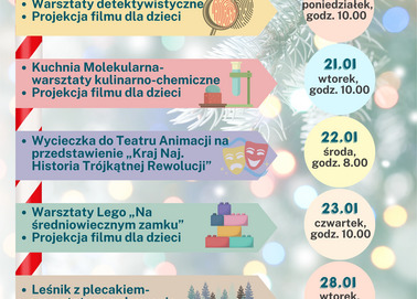 Ferie 2025 z Centrum Kultury Czempiń