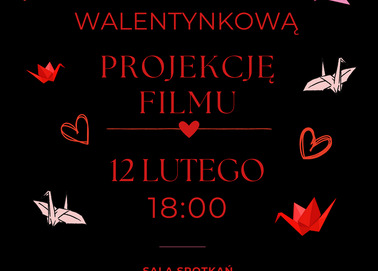Walentynkowa projekcja filmu