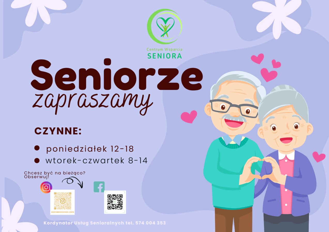 Seniorze zapraszamy