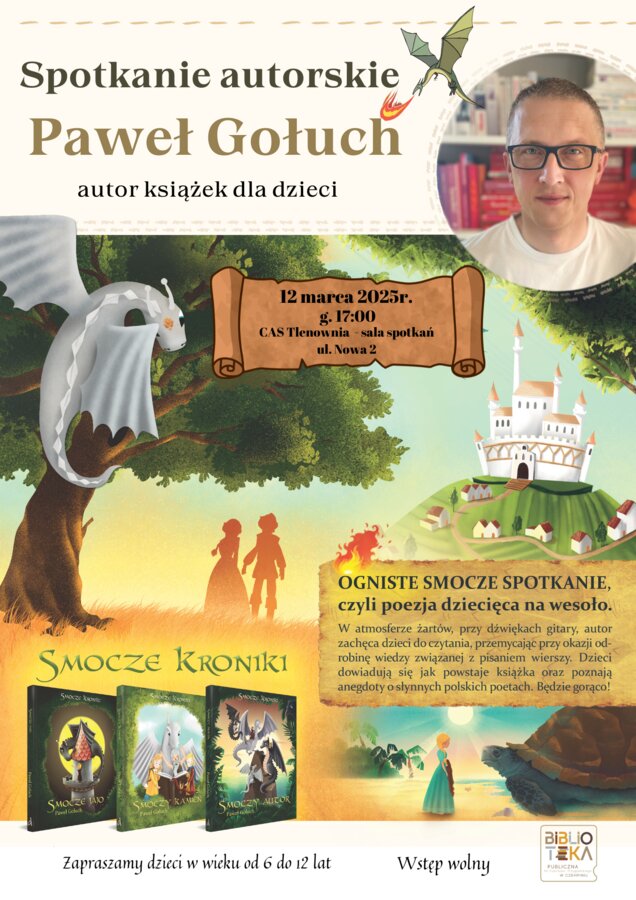 Spotkanie autorskie - Paweł Gołuch
