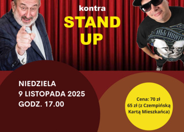 POJEDYNEK KOMEDIOWY KABARET KONTRA STAND UP, czyli Tadeusz DROZDA kontra Krzysztof SKIBA