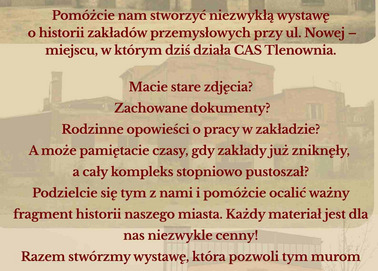 Zaproszenie do współtworzenia wystawy
