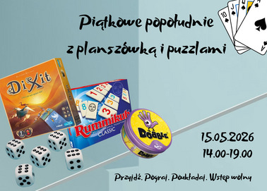 Piątkowe popołudnie z planszówką i puzzlami