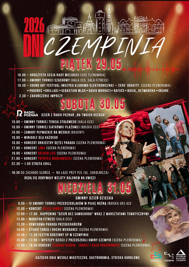Dni Czempinia 2026 - rozkład jazdy