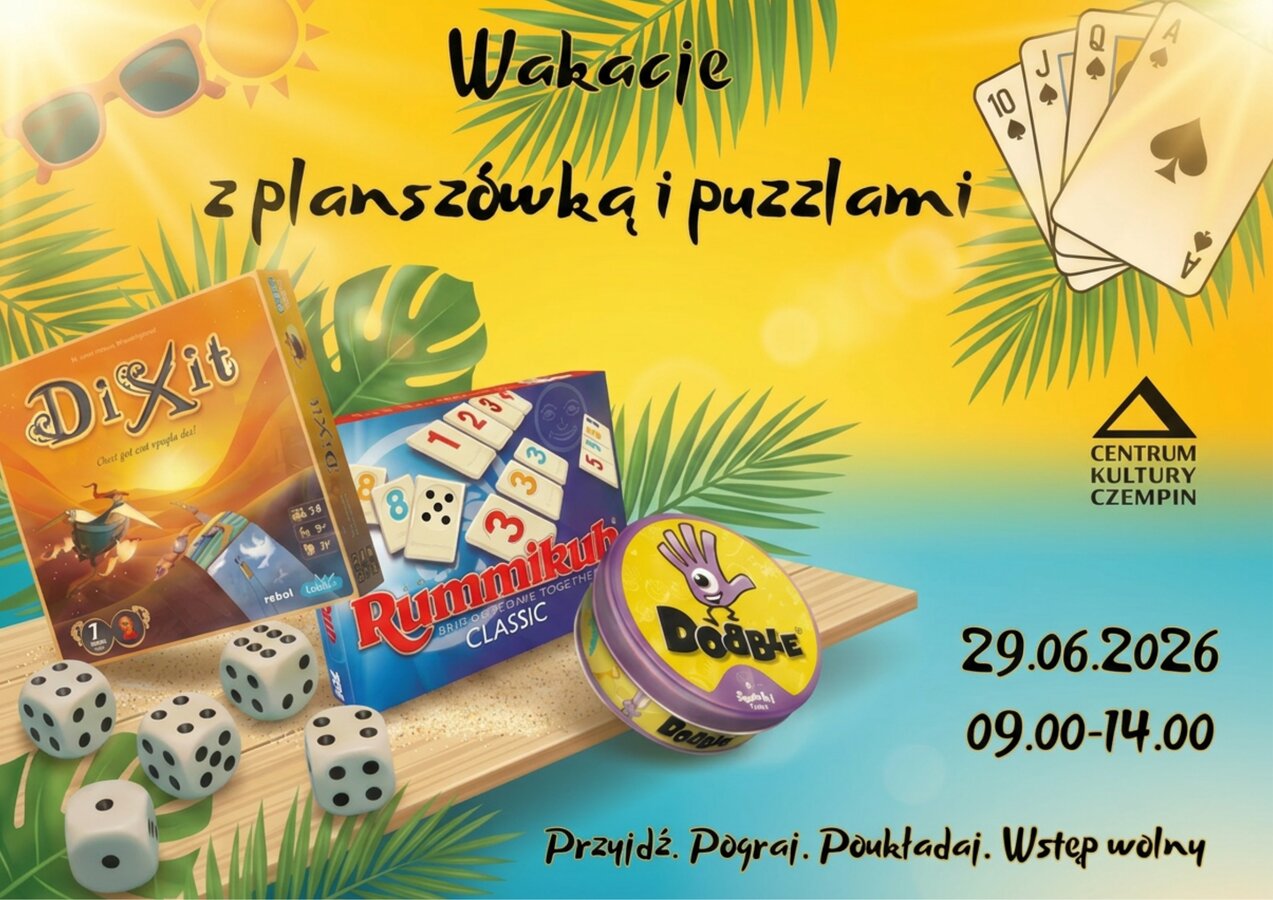 Wakacje z planszówką i puzzlami