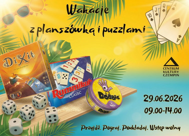 Wakacje z planszówką i puzzlami