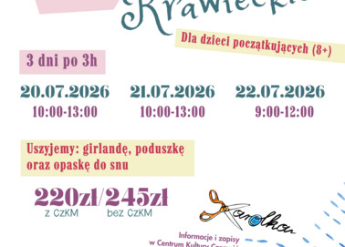 Warsztaty krawieckie dla dzieci - grupa początkująca