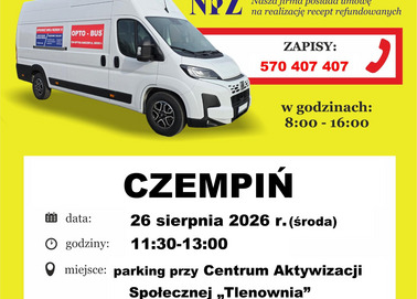 Zaproszenie na bezpłatne badanie wzroku