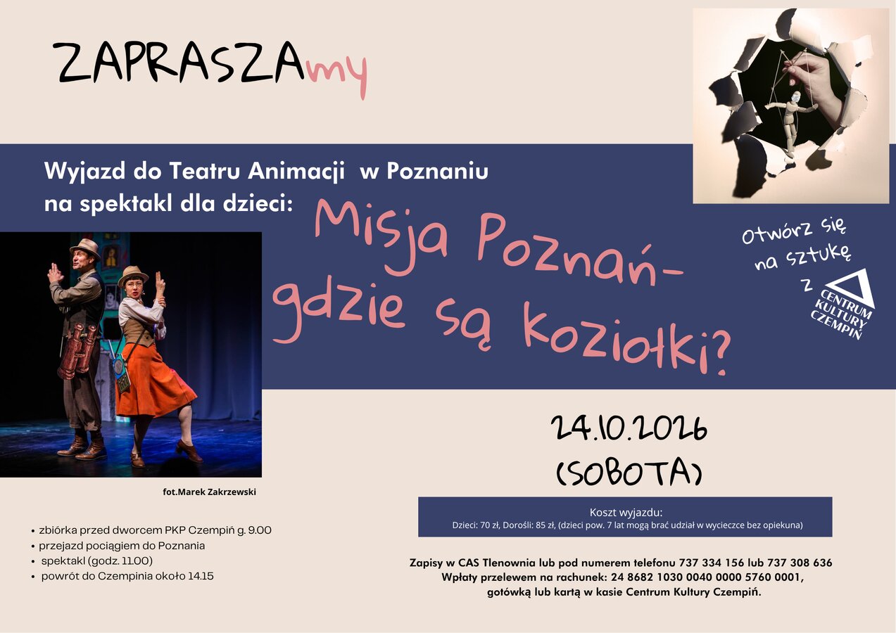 Wyjazd do Teatru Animacji 