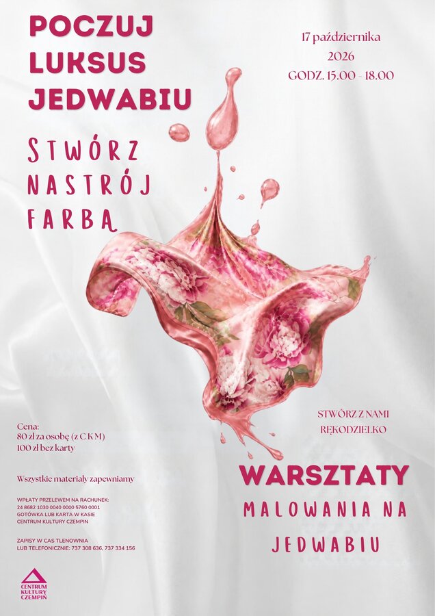 Warsztaty malowania na jedwabiu