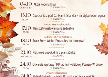 Październik z Centrum Kultury Czempiń